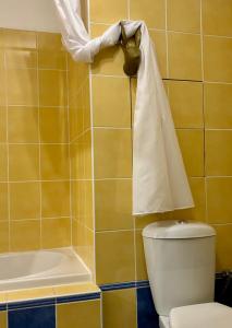 Koupelna v ubytování Apartmán Pec 322