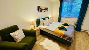 Posezení v ubytování Rodinný apartmán na Šumavě