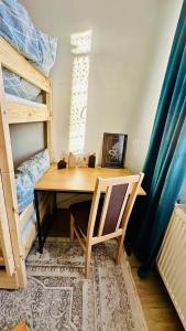 Postel nebo postele na pokoji v ubytování Rodinný apartmán na Šumavě