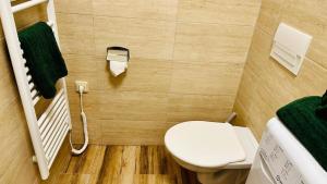 Koupelna v ubytování Rodinný apartmán na Šumavě
