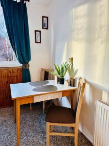 Posezení v ubytování Rodinný apartmán na Šumavě