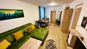 Posezení v ubytování Rodinný apartmán na Šumavě