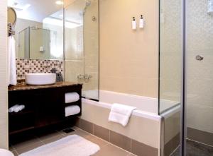 Koupelna v ubytování Jannah Executive Hotel Apartments