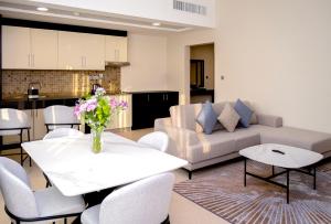 Posezení v ubytování Jannah Executive Hotel Apartments
