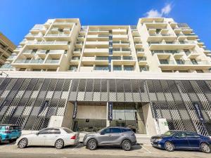 O edifício onde o apartamento está situado