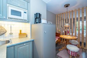 Køkken eller tekøkken på Treibholz Appartment + 15 billeder