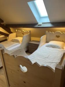 Postel nebo postele na pokoji v ubytování Landgoed Palingbeek