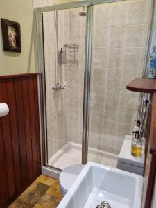 Koupelna v ubytování Knap Guest House