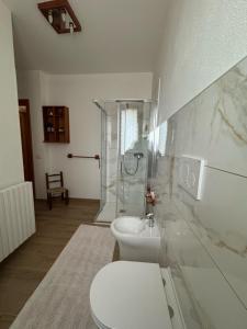 Koupelna v ubytování B&B Il Mirto