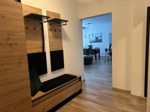Kuchyň nebo kuchyňský kout v ubytování apartmán v Šamoríne