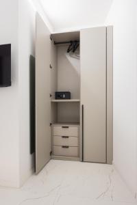 Kuchyň nebo kuchyňský kout v ubytování Excelsior Station Suite