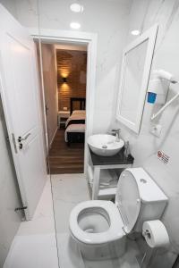 Koupelna v ubytování Hotel Sidi