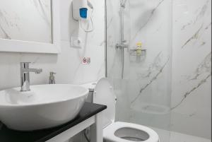 Koupelna v ubytování Hotel Sidi