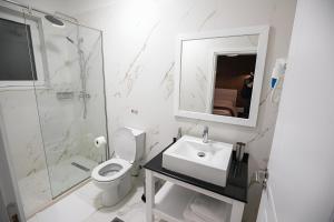Koupelna v ubytování Hotel Sidi