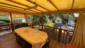 Zahrada ubytování Mobil home Camping Les Embruns 4 étoiles