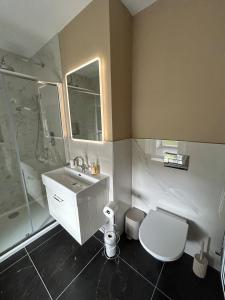 Koupelna v ubytování Drumconnick House