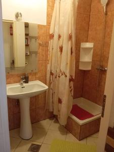 Koupelna v ubytování Apartman Mare