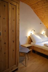 Postel nebo postele na pokoji v ubytování Erholung am Lehmooserhof