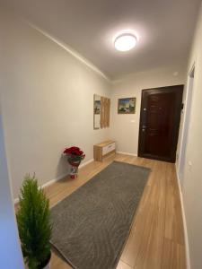 Letto o letti in una camera di Emmas Place- Apartamenti modern por miqesor ne qender te Elbasanit