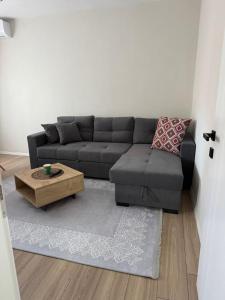 Area soggiorno di Emmas Place- Apartamenti modern por miqesor ne qender te Elbasanit