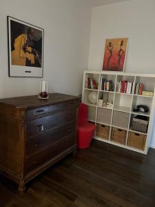 Knihovna v bed and breakfast