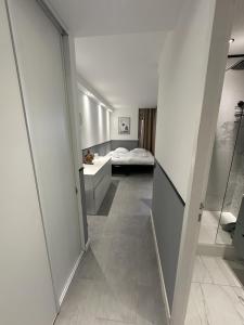 Posteľ alebo postele v izbe v ubytovaní Résidence Graziella Appartement 222