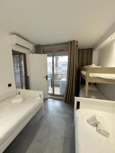 Posteľ alebo postele v izbe v ubytovaní Résidence Graziella Appartement 222