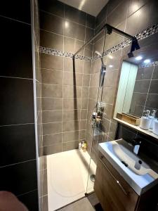 Ένα μπάνιο στο Bel Appartement dans le centre d'Aix-en-Provence +3 φωτογραφίες