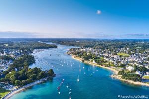 L'Authentik في Gouesnach: اطلالة جوية على نهر مع قوارب +10 صور