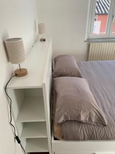 Postel nebo postele na pokoji v ubytování Affittacamere Clara