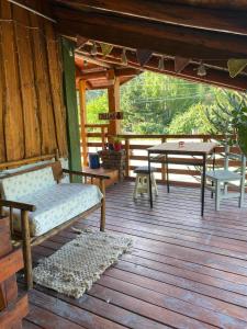 Μπαλκόνι ή βεράντα στο Hostel Casa Sur