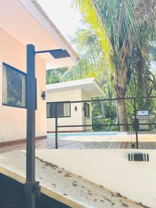 a view of a house from the outside of a house at Cosmos House in the Jungle in Santa Teresa Beach