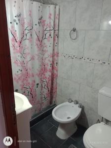 Koupelna v ubytování Departamento Mar de Ajo