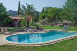 The swimming pool at or close to L'Albaida, tranquility, views of sea and mountains