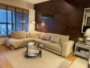Χώρος καθιστικού στο Tahko SPA Junior Suite Orange B11 with Mountain View