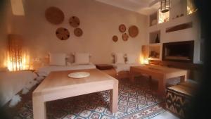 Χώρος καθιστικού στο Maison d'Hôtes Dar Toyor