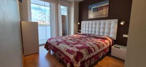 Posteľ alebo postele v izbe v ubytovaní Apartamento en Avenida Diagonal - Torre Glorias - Ángeles Terraza