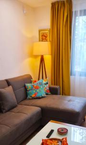 Χώρος καθιστικού στο Morava 1 Asparuhovo Beach Holiday House