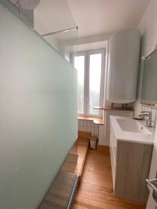 Koupelna v ubytování Au logis de Abi + 81 fotografií