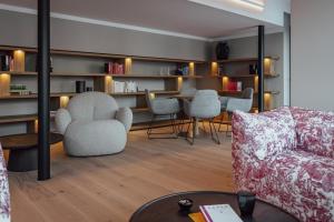 Χώρος καθιστικού στο Hotel Auszeit