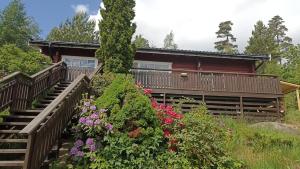 Aed väljaspool majutusasutust Cabin in close proximity to Hökensås