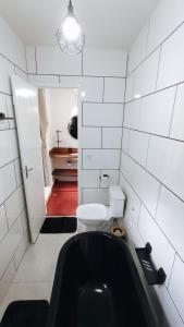 Koupelna v ubytování Chalé Das Quaresmeiras