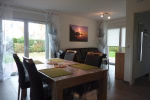 Posezení v ubytování Ferienhaus Nordseebrise