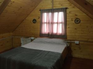 Postel nebo postele na pokoji v ubytování Cabañas La Morada