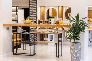 Η κουζίνα ή μικρή κουζίνα στο Divine mountain studio - parking - SPA