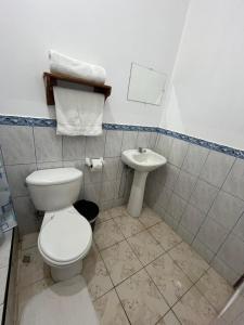 Koupelna v ubytování Hostal Neptuno - Poseidon