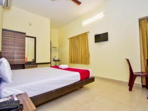 Postel nebo postele na pokoji v ubytování Hotel Priso
