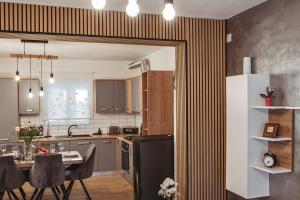 Kuchyňa alebo kuchynka v ubytovaní Apartman Ivana