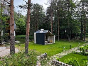 Zahrada ubytování Nevis Apartment