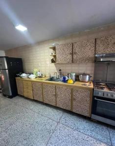 Kuchyň nebo kuchyňský kout v ubytování Jmz house